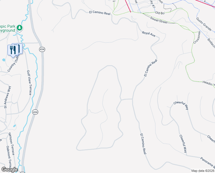 map of restaurants, bars, coffee shops, grocery stores, and more near 59 Vail Overlook in Angel Fire