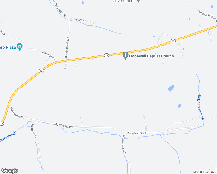 map of restaurants, bars, coffee shops, grocery stores, and more near 1464 Highway 13 in Cunningham