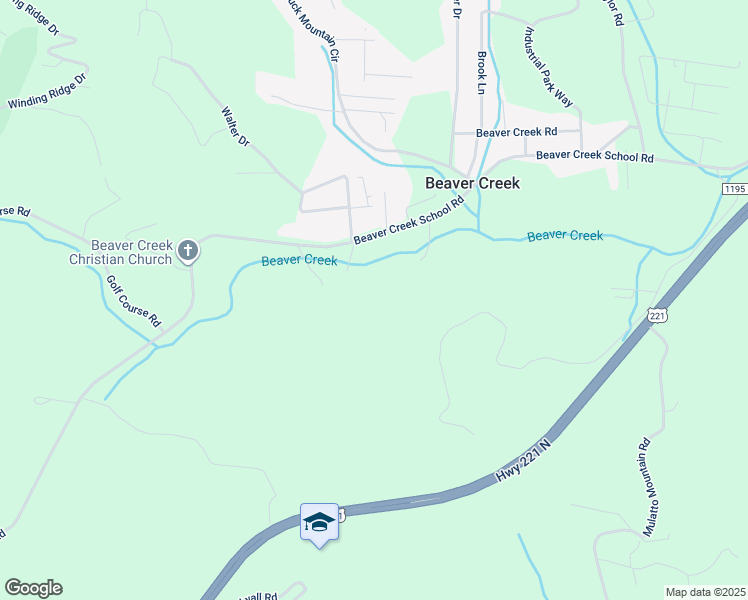 map of restaurants, bars, coffee shops, grocery stores, and more near 1243 Beaver Creek School Road in West Jefferson