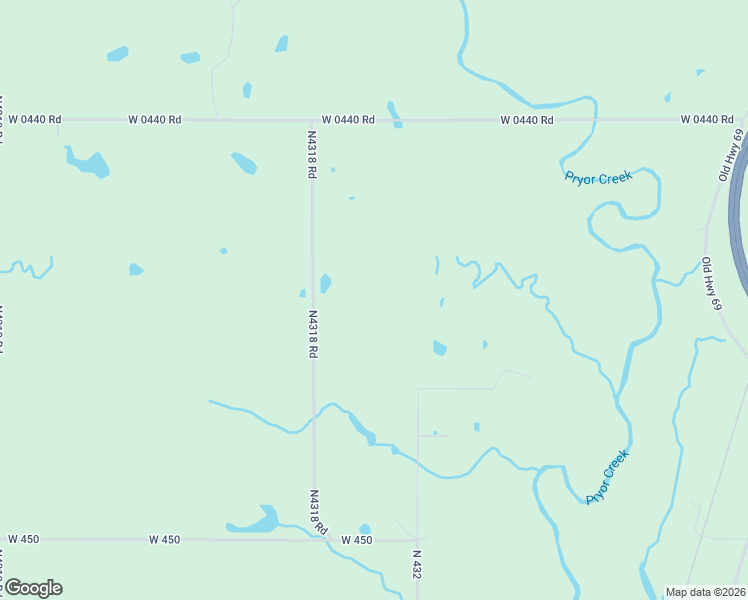 map of restaurants, bars, coffee shops, grocery stores, and more near in Pryor