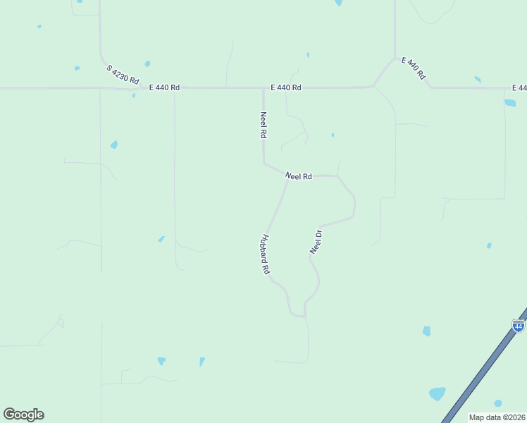 map of restaurants, bars, coffee shops, grocery stores, and more near 16400 Hubbard Road in Claremore