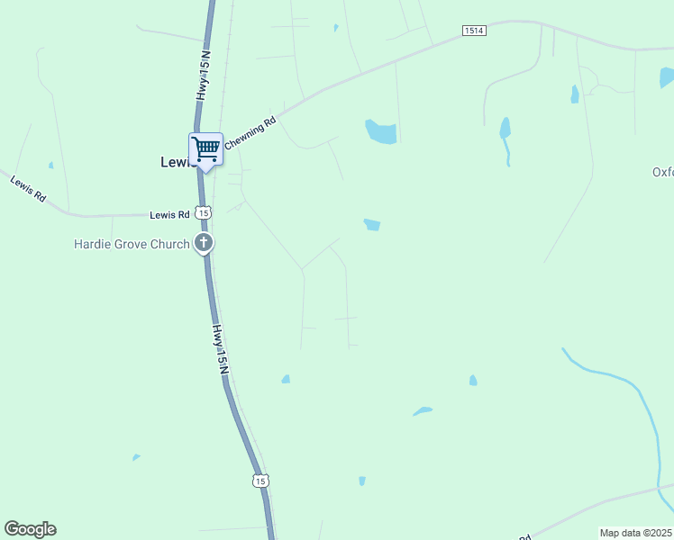 map of restaurants, bars, coffee shops, grocery stores, and more near 6610 Pebble Lane in Oxford