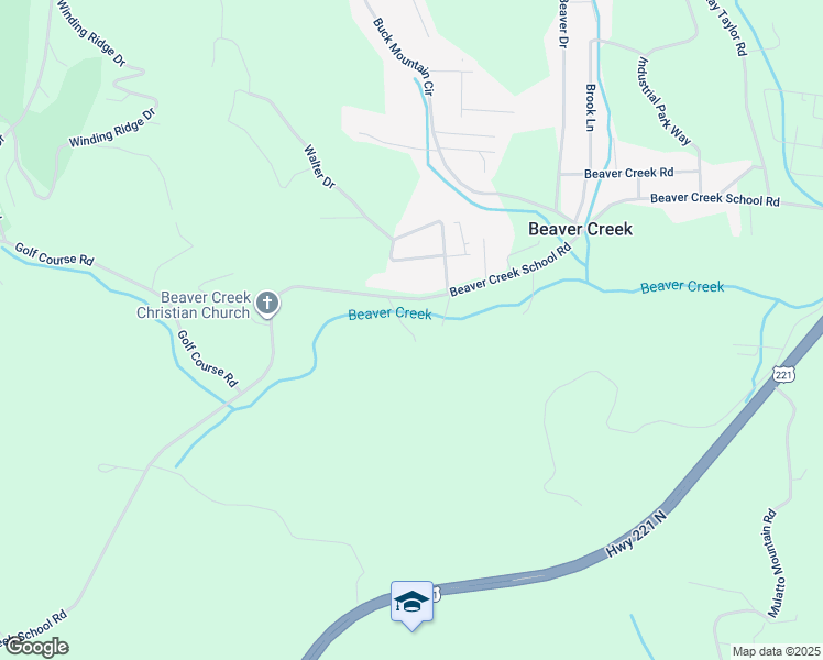 map of restaurants, bars, coffee shops, grocery stores, and more near 187 Angel Drive in West Jefferson