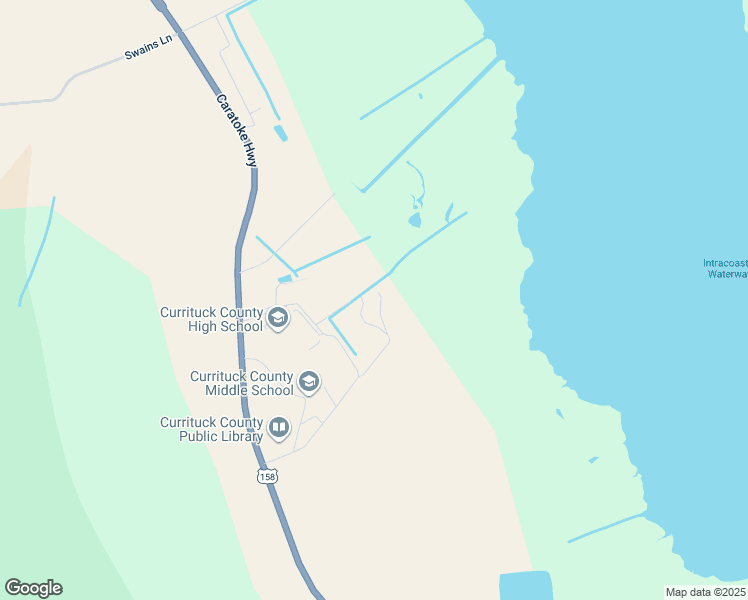 map of restaurants, bars, coffee shops, grocery stores, and more near 4263 Caratoke Highway in Barco
