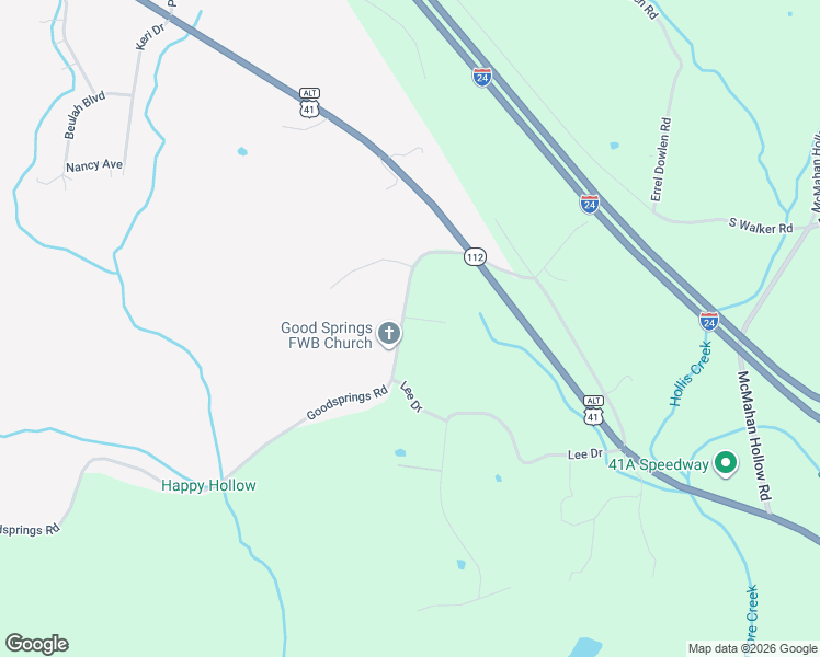 map of restaurants, bars, coffee shops, grocery stores, and more near 2227 Goodsprings Road in Pleasant View