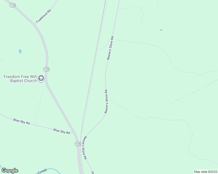 map of restaurants, bars, coffee shops, grocery stores, and more near 1050-1076 Reese's Store Road in Halifax