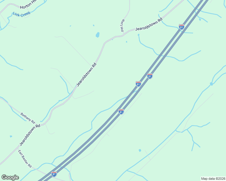 map of restaurants, bars, coffee shops, grocery stores, and more near 2710 Jearoldstown Road in Chuckey