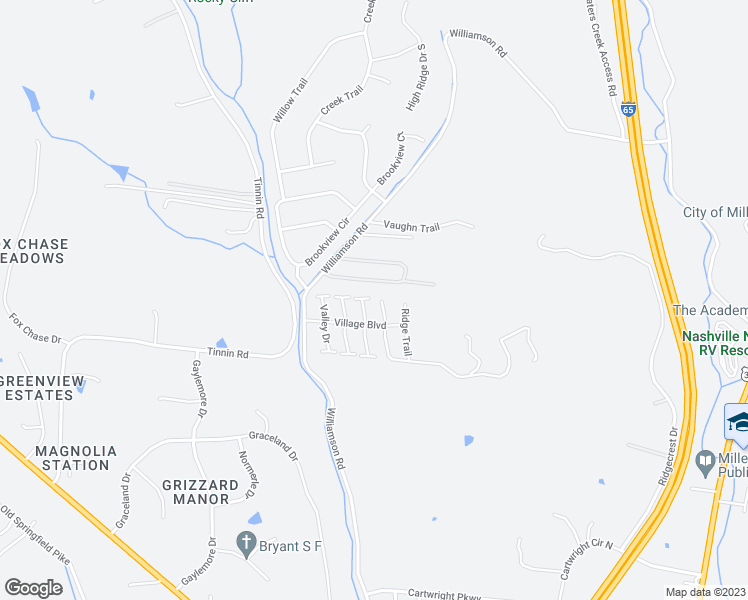 map of restaurants, bars, coffee shops, grocery stores, and more near 3002 Creekview Lane in Goodlettsville