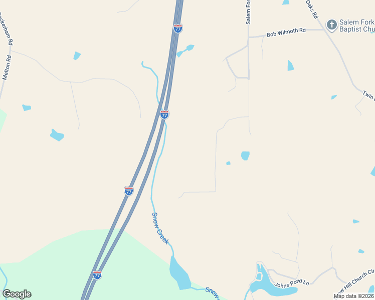 map of restaurants, bars, coffee shops, grocery stores, and more near 250 Red Dirt Trail in Elkin