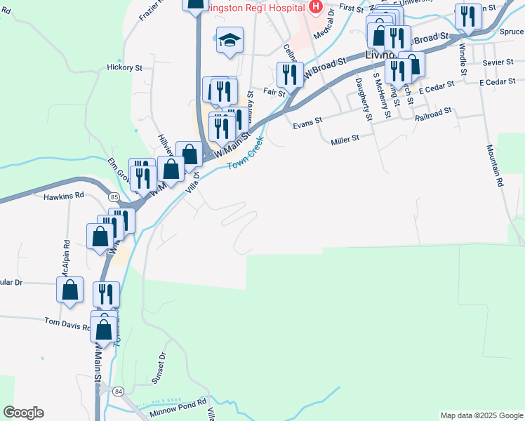 map of restaurants, bars, coffee shops, grocery stores, and more near 249 Chestnut Hill Road in Livingston