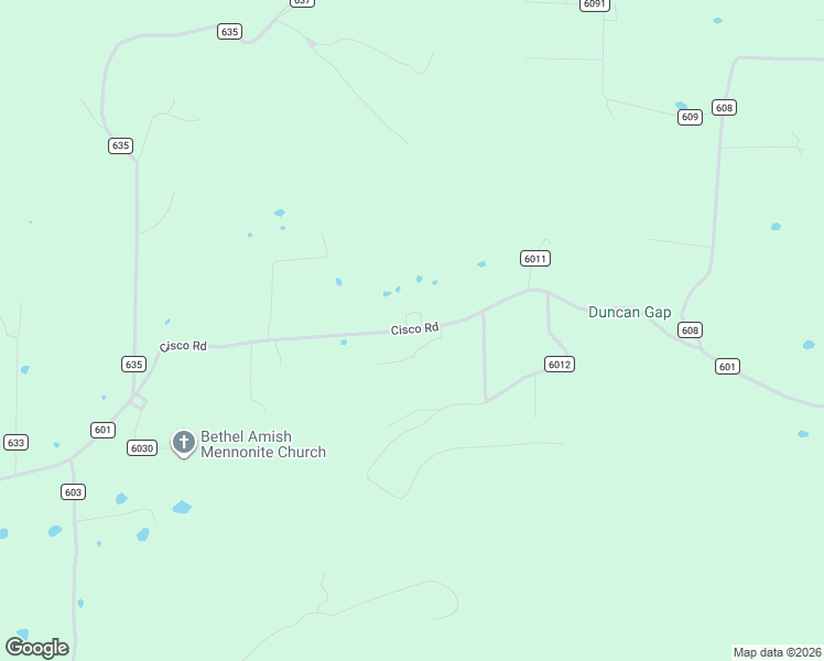 map of restaurants, bars, coffee shops, grocery stores, and more near Cisco Road in Berryville