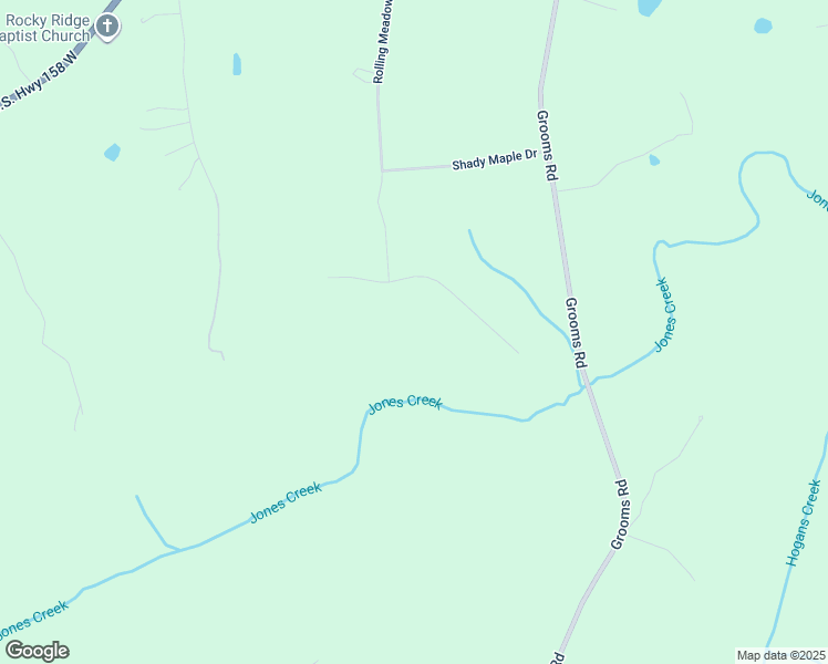 map of restaurants, bars, coffee shops, grocery stores, and more near 160 Amy Lane in Reidsville