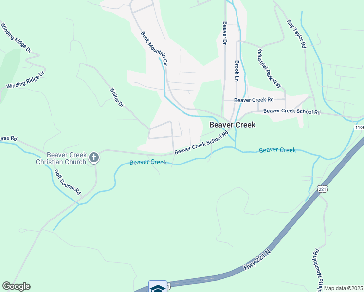 map of restaurants, bars, coffee shops, grocery stores, and more near 1204 Beaver Creek School Road in West Jefferson
