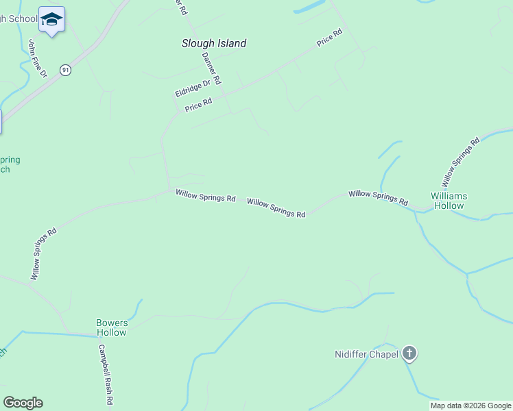 map of restaurants, bars, coffee shops, grocery stores, and more near 426 Willow Springs Road in Elizabethton