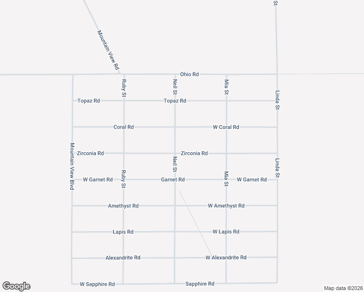 map of restaurants, bars, coffee shops, grocery stores, and more near 1460 Zirconia Road in Pahrump
