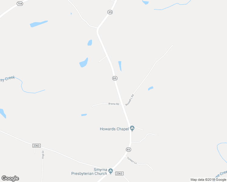 map of restaurants, bars, coffee shops, grocery stores, and more near 2955 North Carolina 65 in Reidsville