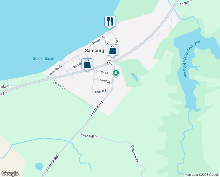 map of restaurants, bars, coffee shops, grocery stores, and more near 377 South Reelfoot Avenue in Hornbeak