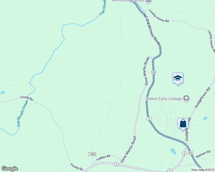 map of restaurants, bars, coffee shops, grocery stores, and more near 1353 John Joyce Road in Walnut Cove