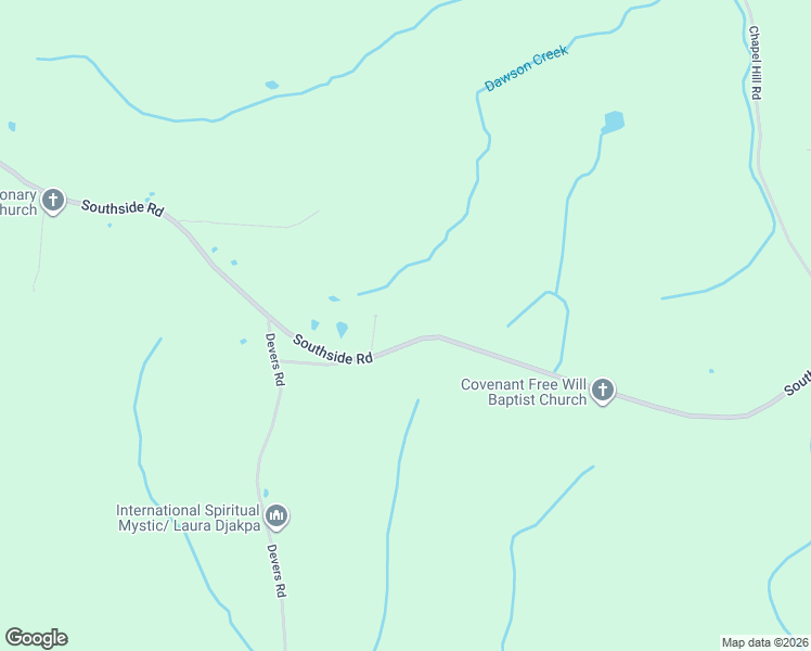 map of restaurants, bars, coffee shops, grocery stores, and more near 1461 Southside Road in Southside
