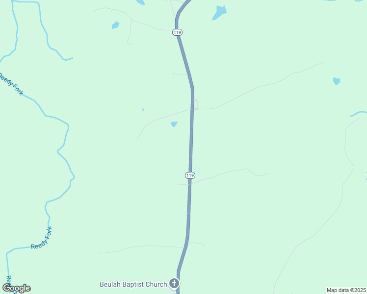 map of restaurants, bars, coffee shops, grocery stores, and more near 3747 North Carolina 119 in Leasburg