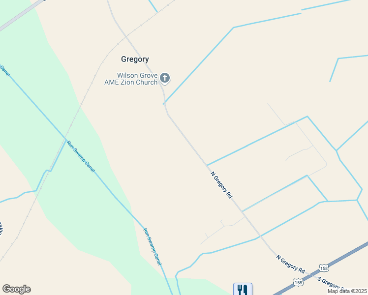 map of restaurants, bars, coffee shops, grocery stores, and more near 314 North Gregory Road in Shawboro