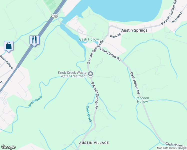 map of restaurants, bars, coffee shops, grocery stores, and more near 206 Copper Hill Drive in Johnson City