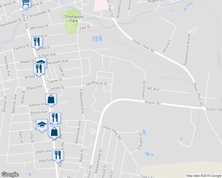 map of restaurants, bars, coffee shops, grocery stores, and more near 491 Albion Circle in Gallatin