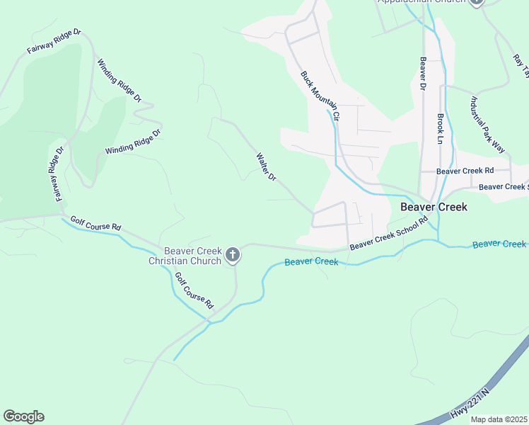 map of restaurants, bars, coffee shops, grocery stores, and more near 1534 Beaver Creek School Road in West Jefferson