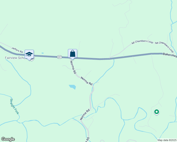 map of restaurants, bars, coffee shops, grocery stores, and more near Old Jacksboro Road in Huntsville