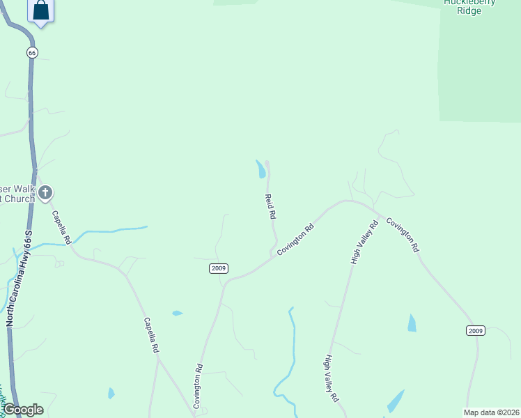 map of restaurants, bars, coffee shops, grocery stores, and more near 1065 Reid Road in King