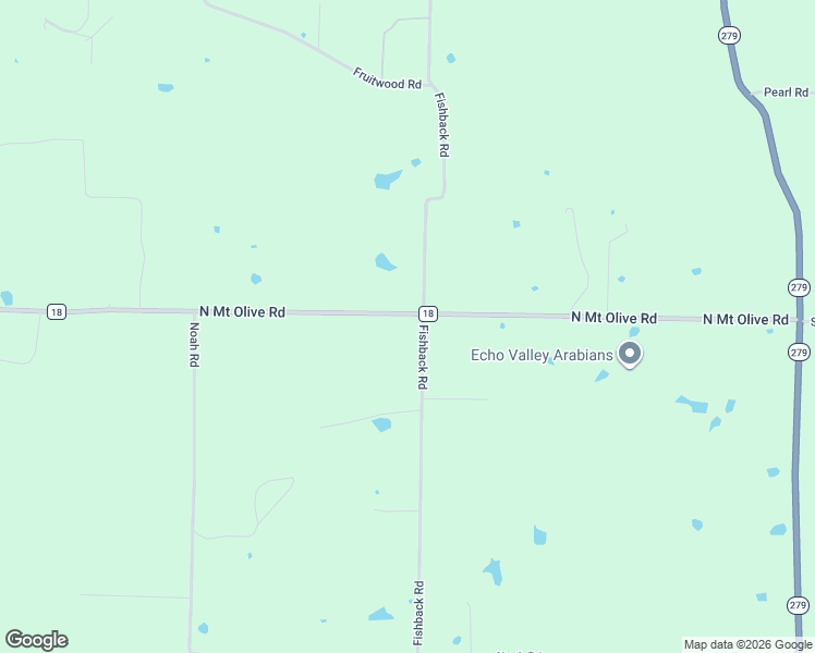 map of restaurants, bars, coffee shops, grocery stores, and more near 14001 North Mount Olive Road in Gravette