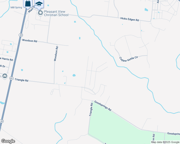 map of restaurants, bars, coffee shops, grocery stores, and more near 1034 Grace Road in Ashland City