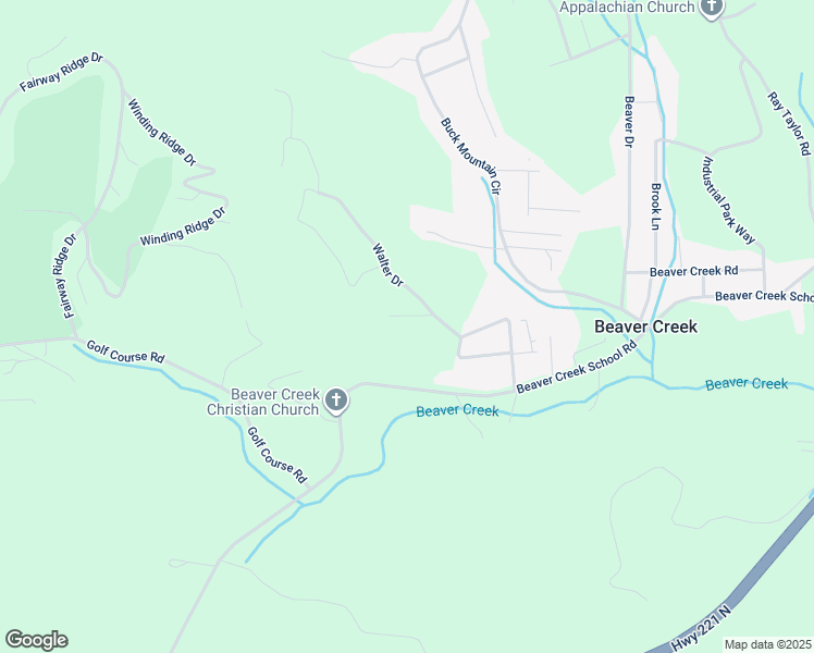 map of restaurants, bars, coffee shops, grocery stores, and more near 126 Ridgecrest Circle in West Jefferson