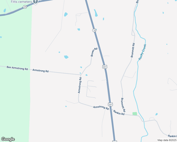map of restaurants, bars, coffee shops, grocery stores, and more near 135 Brown Road in Castalian Springs