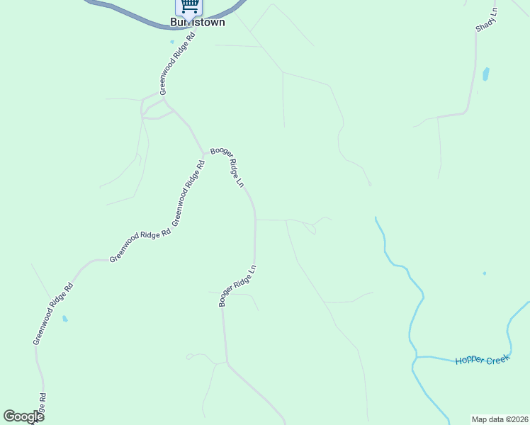 map of restaurants, bars, coffee shops, grocery stores, and more near 239 Booger Ridge Lane in Gainesboro