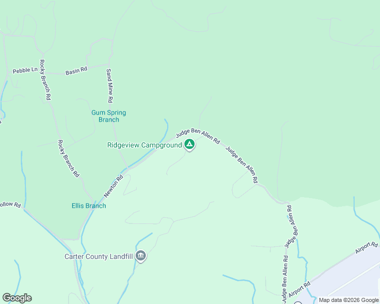 map of restaurants, bars, coffee shops, grocery stores, and more near 303 Judge Ben Allen Road in Elizabethton