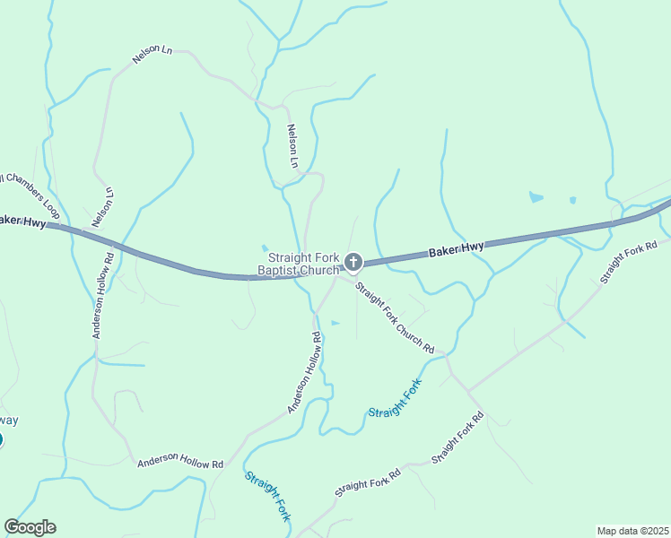 map of restaurants, bars, coffee shops, grocery stores, and more near 6691 Tennessee 297 in Pioneer