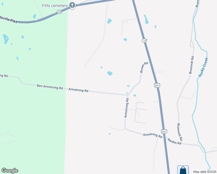 map of restaurants, bars, coffee shops, grocery stores, and more near 600 McMurtry Lane in Castalian Springs