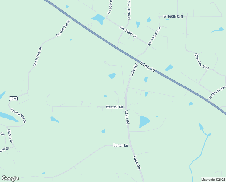 map of restaurants, bars, coffee shops, grocery stores, and more near 10443 Westfall Road in Skiatook