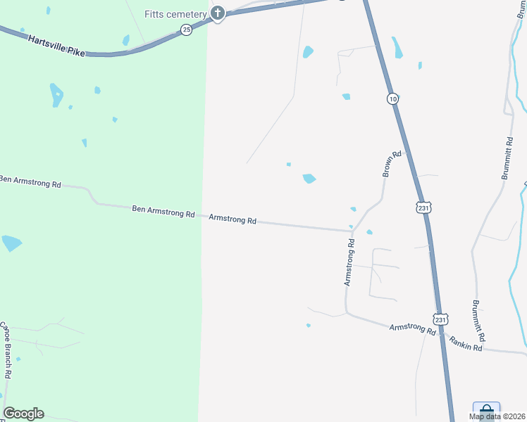 map of restaurants, bars, coffee shops, grocery stores, and more near 900 Armstrong Road in Castalian Springs