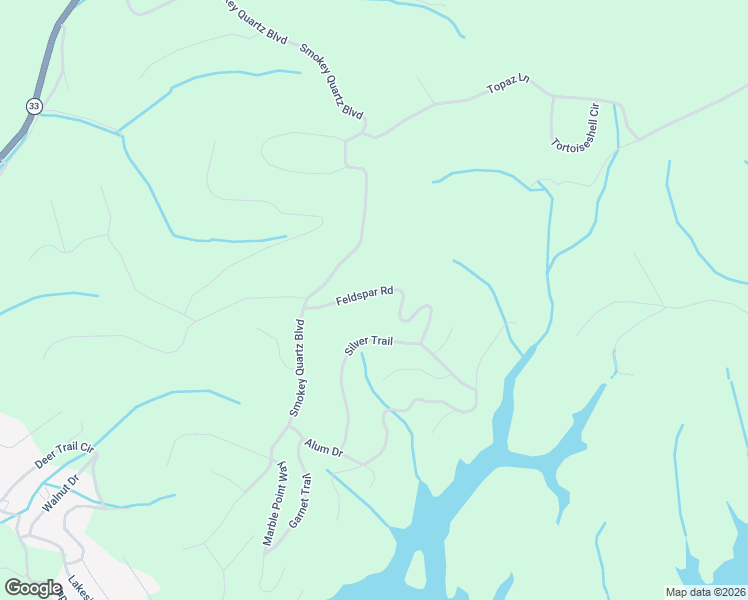 map of restaurants, bars, coffee shops, grocery stores, and more near Feldspar Rd in New Tazewell