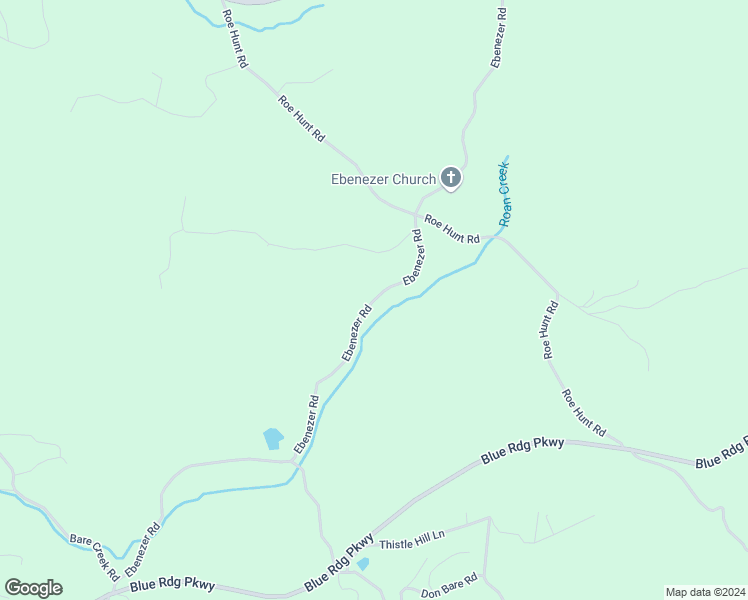 map of restaurants, bars, coffee shops, grocery stores, and more near Ebenezer Road in Jefferson