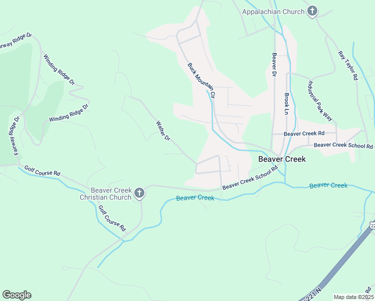 map of restaurants, bars, coffee shops, grocery stores, and more near 186 Walter Drive in West Jefferson