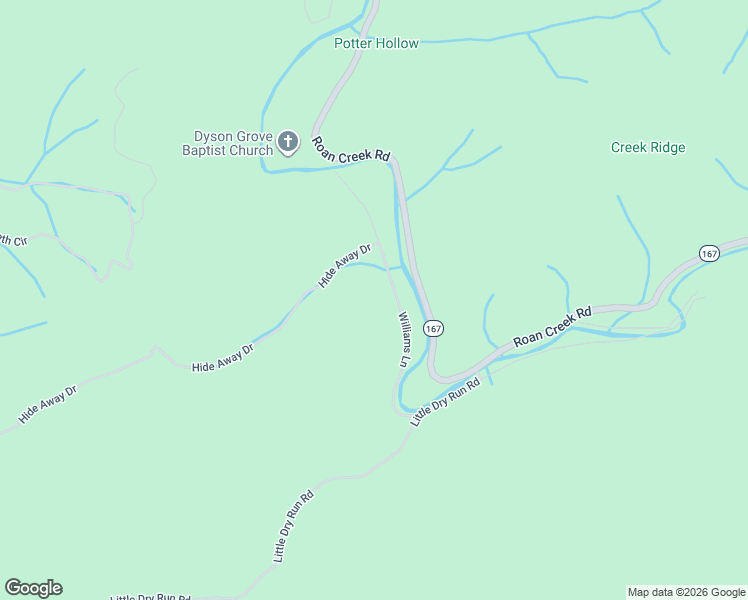 map of restaurants, bars, coffee shops, grocery stores, and more near 567 Williams Lane in Butler