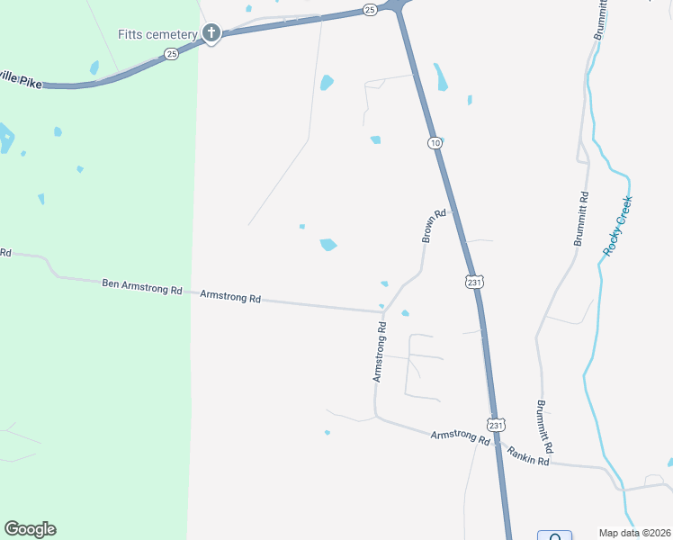 map of restaurants, bars, coffee shops, grocery stores, and more near 600 McMurtry Lane in Castalian Springs