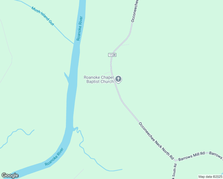 map of restaurants, bars, coffee shops, grocery stores, and more near 481 Occoneechee Neck North Road in Jackson