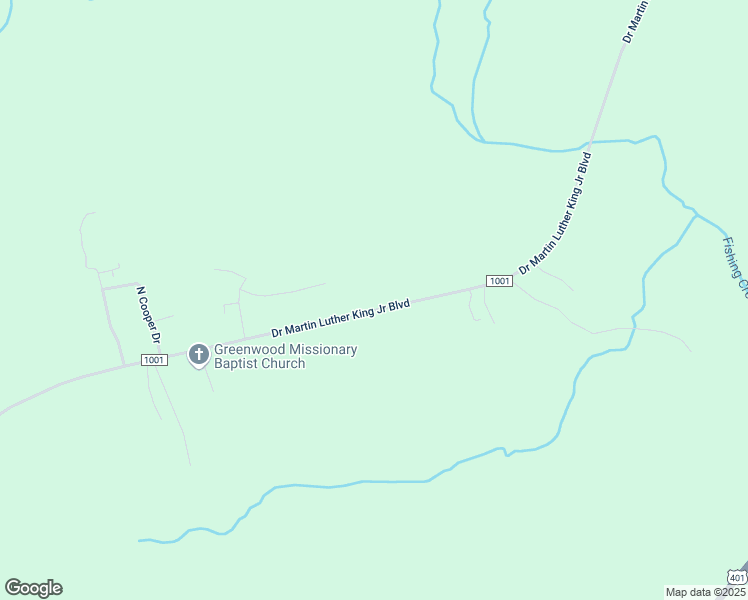 map of restaurants, bars, coffee shops, grocery stores, and more near Martin Luther King Road in Warrenton