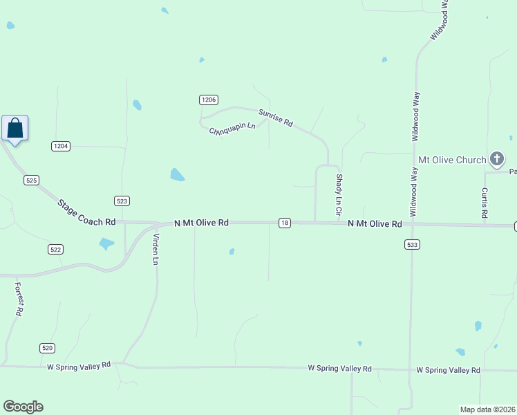map of restaurants, bars, coffee shops, grocery stores, and more near 16026 North Mount Olive Road in Gravette