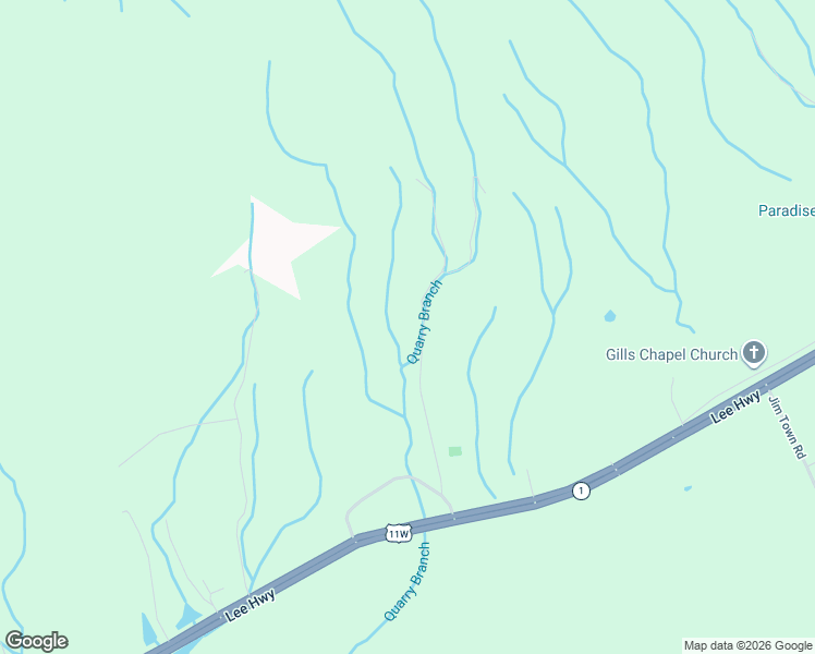 map of restaurants, bars, coffee shops, grocery stores, and more near 151 Rough Hollow Rd in Hawkins