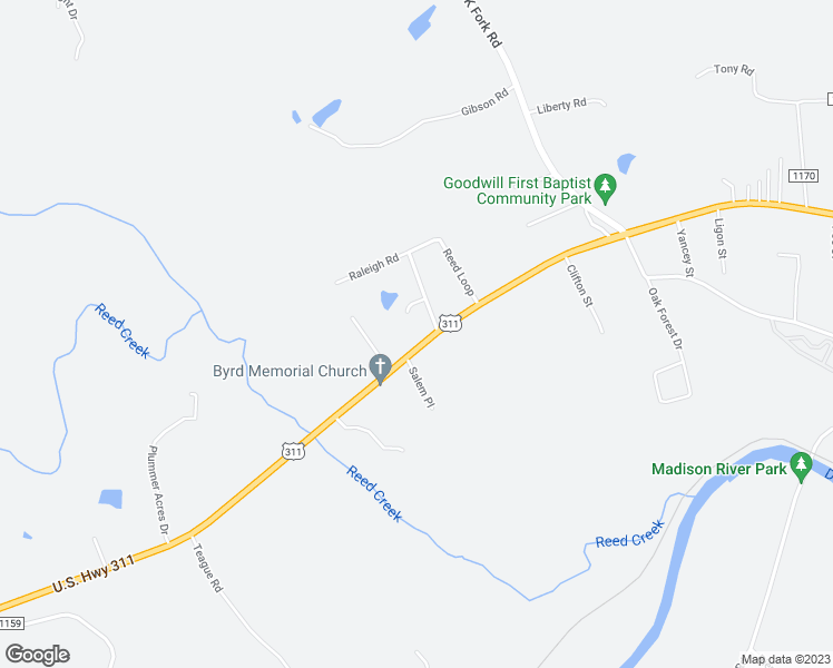 map of restaurants, bars, coffee shops, grocery stores, and more near 289 Reed Loop in Madison